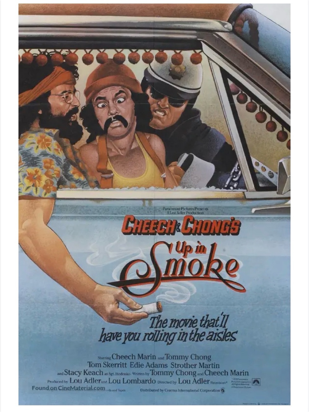 Cheech & Chong “Up in Smoke” poster